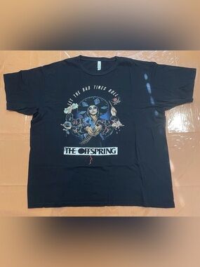 The Offspring T-shirt Tour Tee Size 2XL Let The Bad Times Roll 2021 Merch Punk